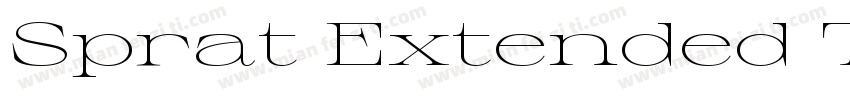 Sprat Extended Thin字体转换